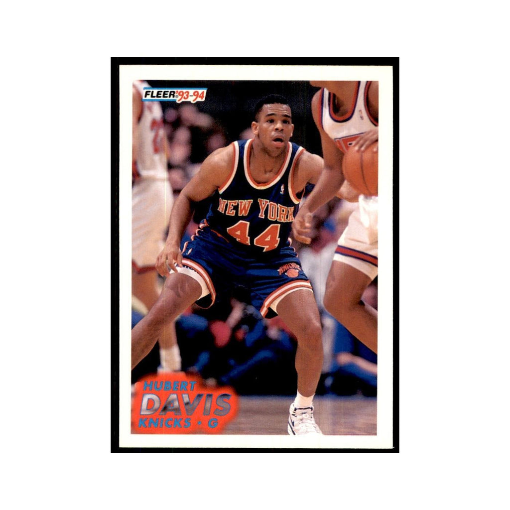 1993 Fleer. Hubert Davis Basketball Cards #140