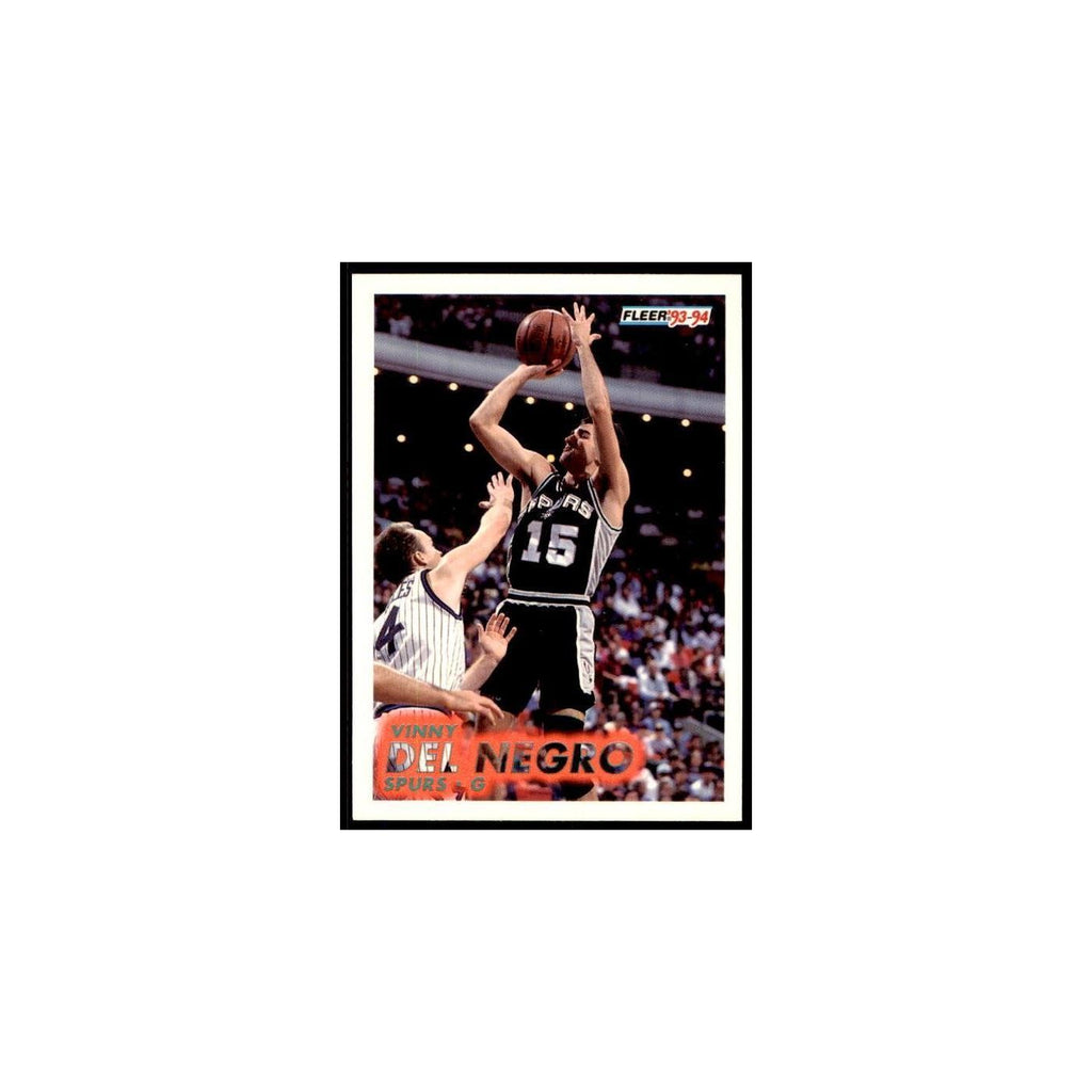 1993 Fleer. Vinny Del Negro Basketball Cards #191