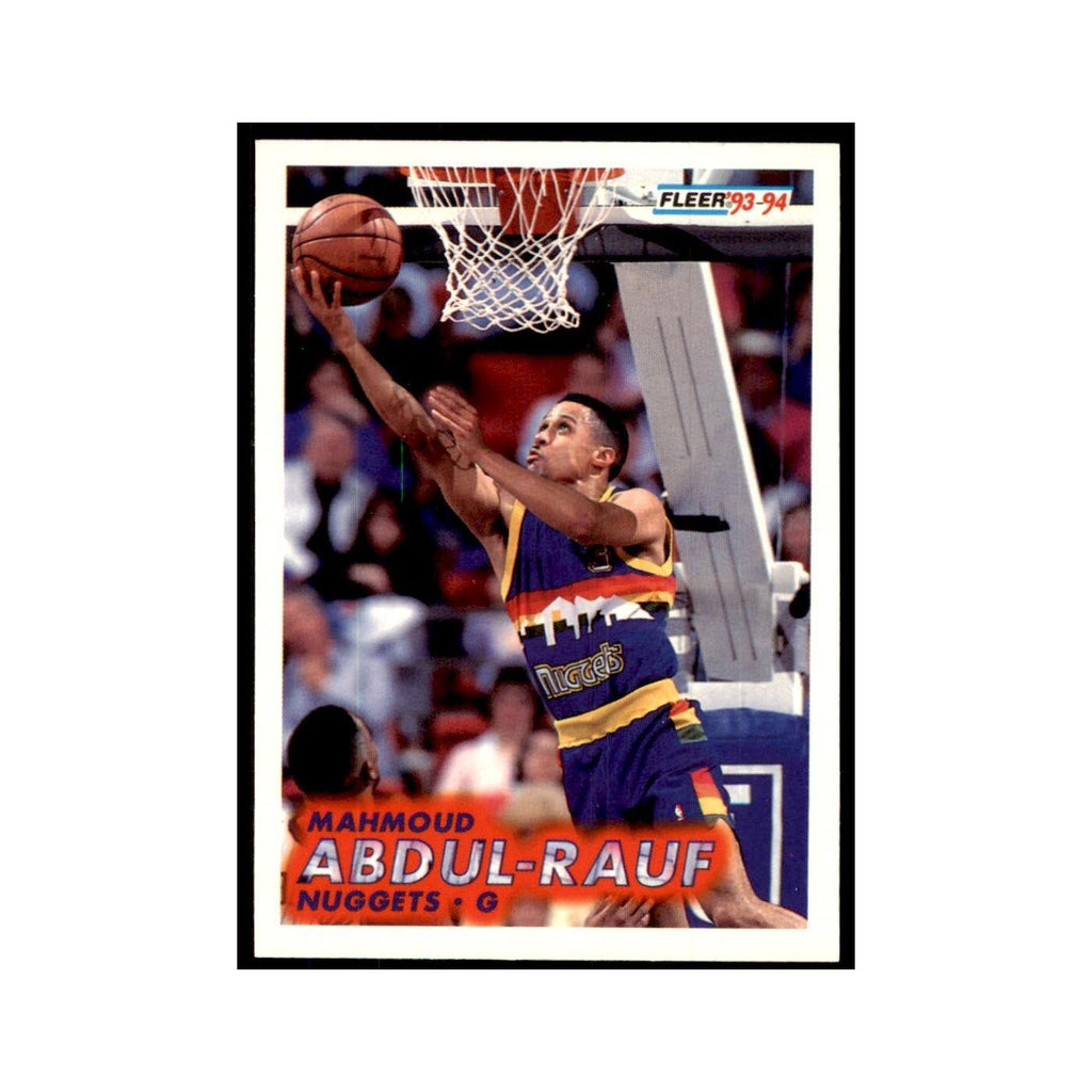 1993 Fleer. Mahmoud Abdul-Rauf Basketball Cards #50