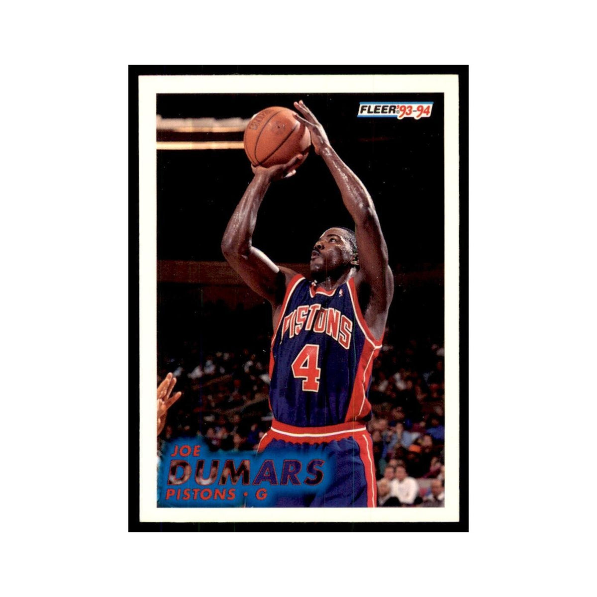 1993 Fleer. Joe Dumars Basketball Cards #59