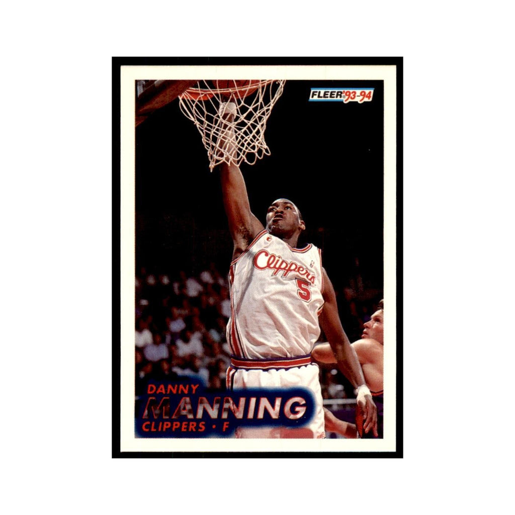 1993 Fleer. Danny Manning Basketball Cards #93