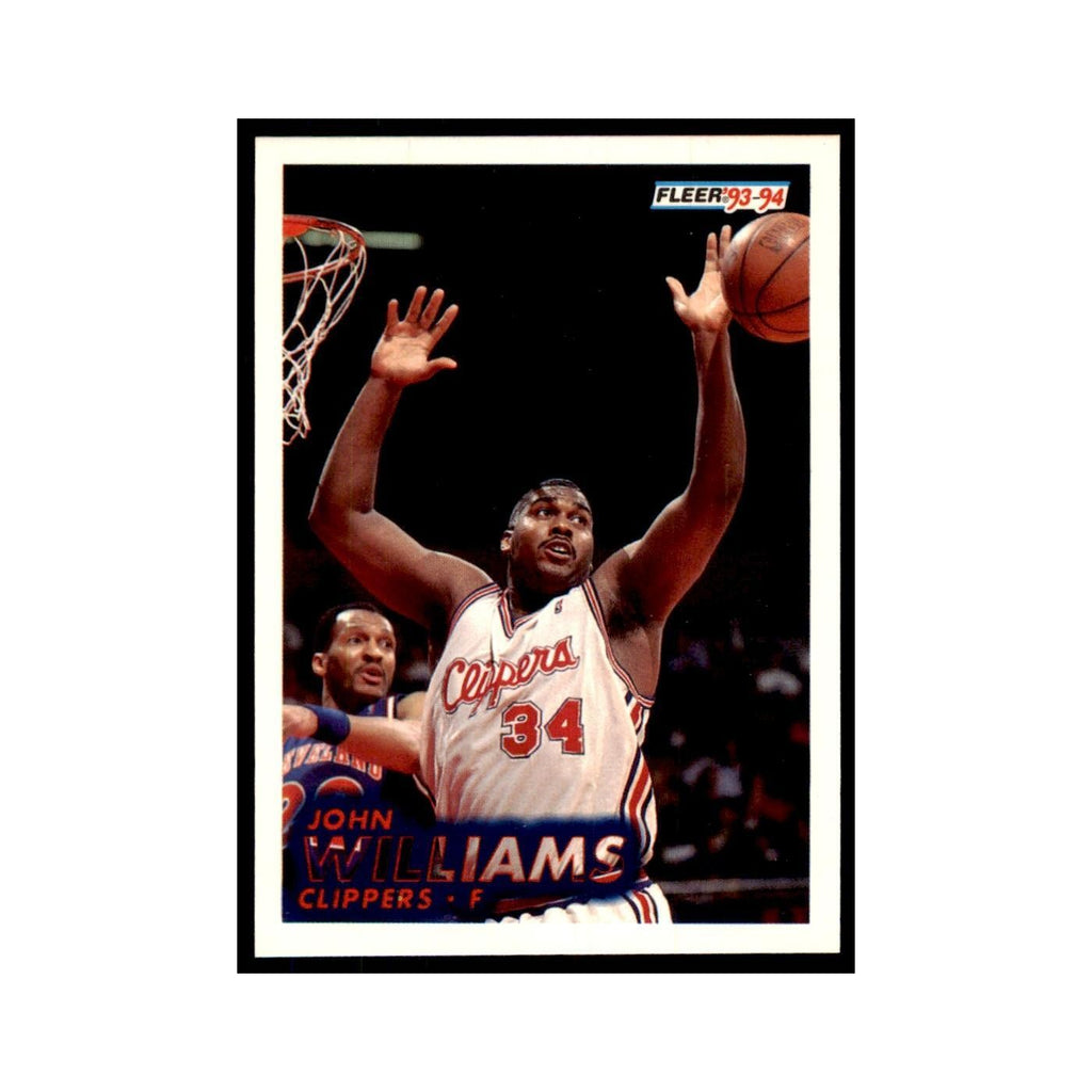1993 Fleer. John Williams Basketball Cards #97