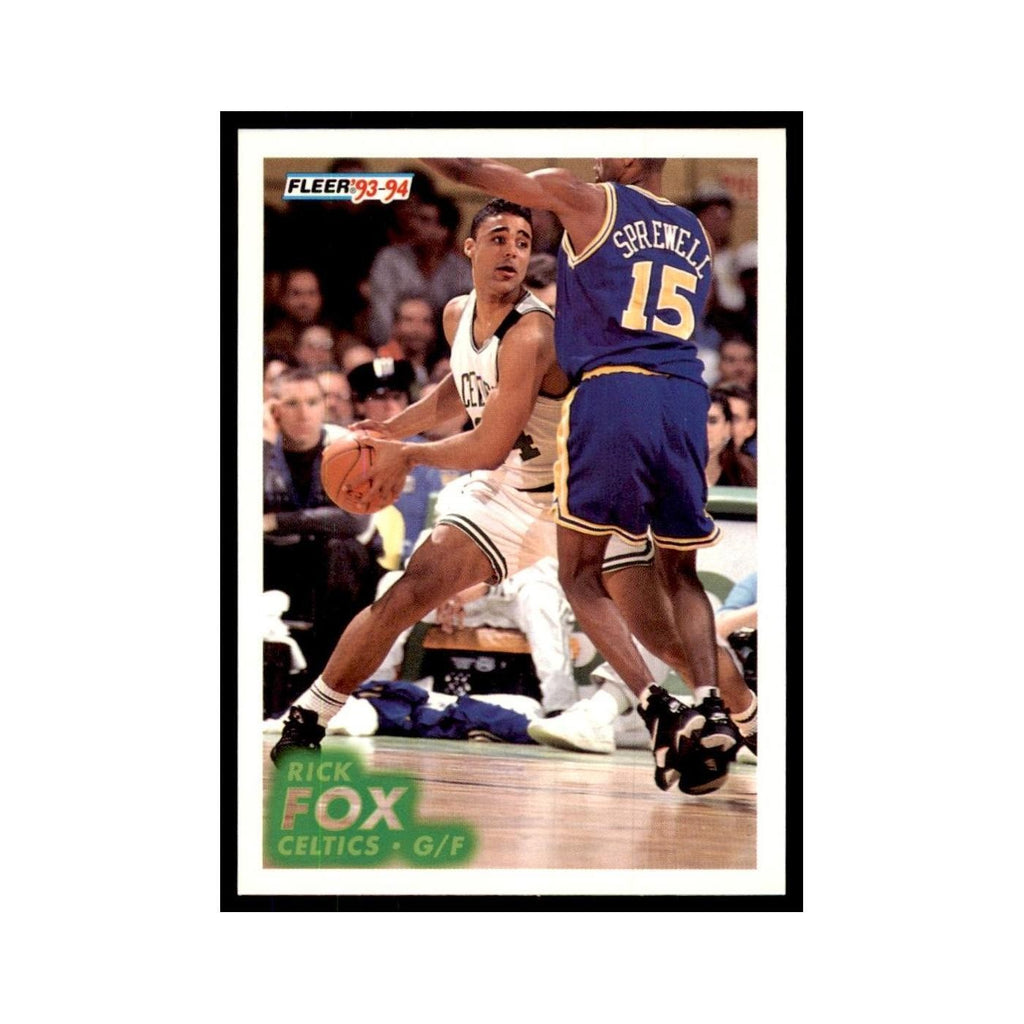 1993 Fleer. Rick Fox Basketball Cards #12