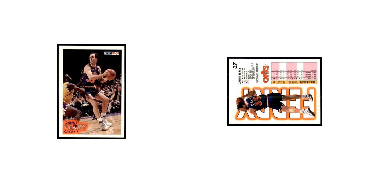 1993 Fleer. Danny Ferry Basketball Cards #37