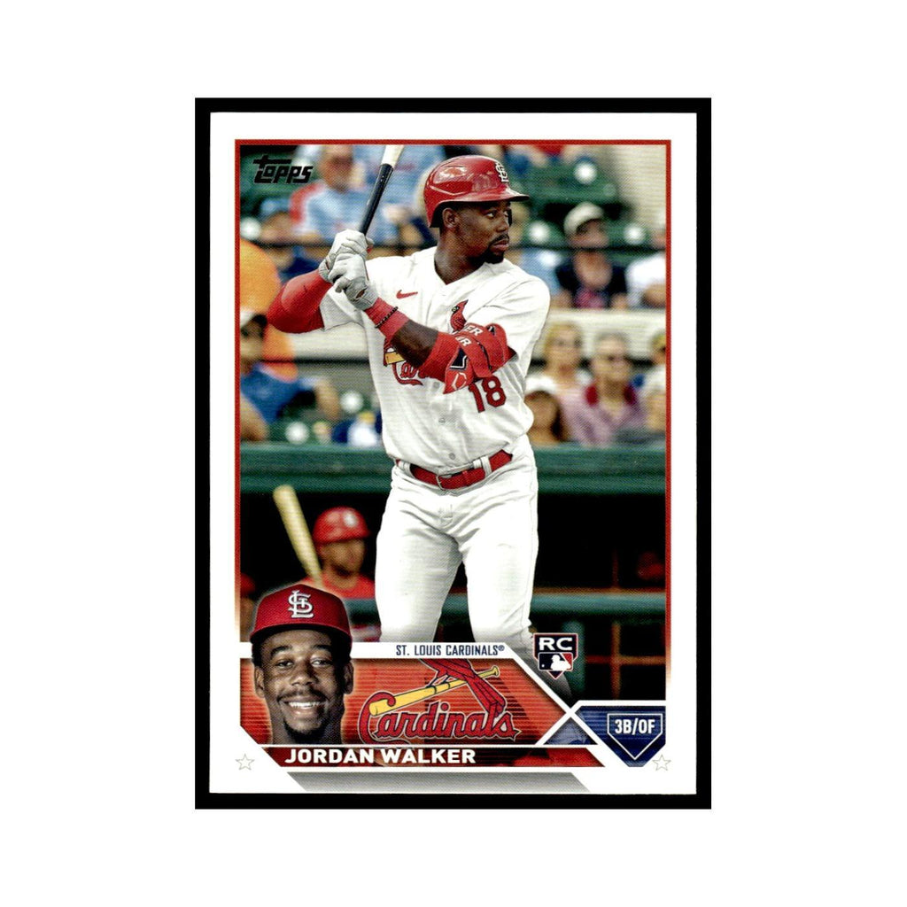 Jordan Walker Rookie 2023 Topps #344 St. Louis Cardinals Baseball Card NM