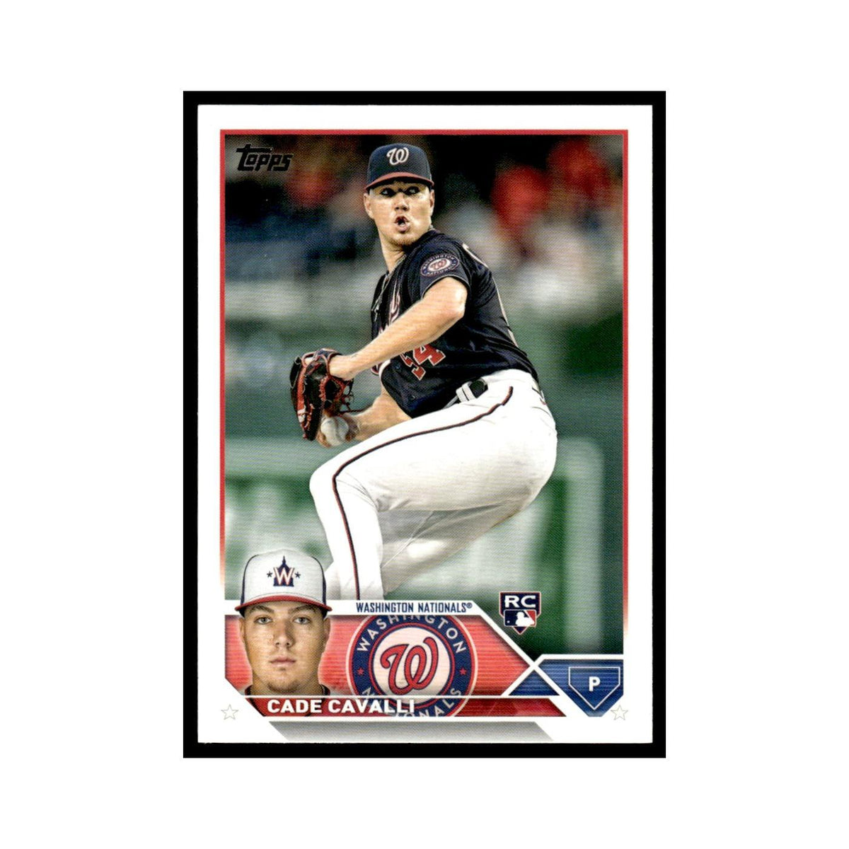 Cade Cavalli Rookie 2023 Topps #320 Washington Nationals Baseball Card NM