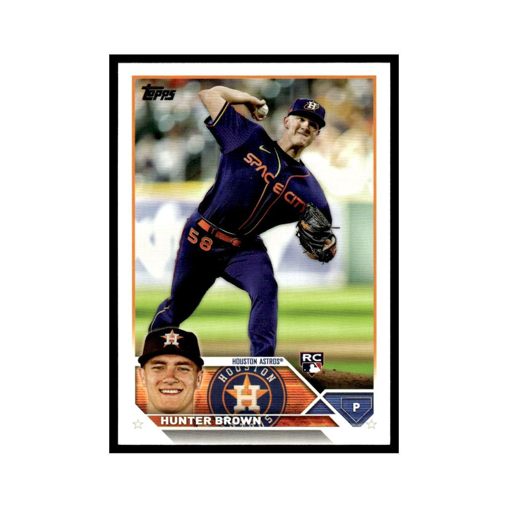 Hunter Brown Rookie 2023 Topps #111 Houston Astros Baseball Card NM