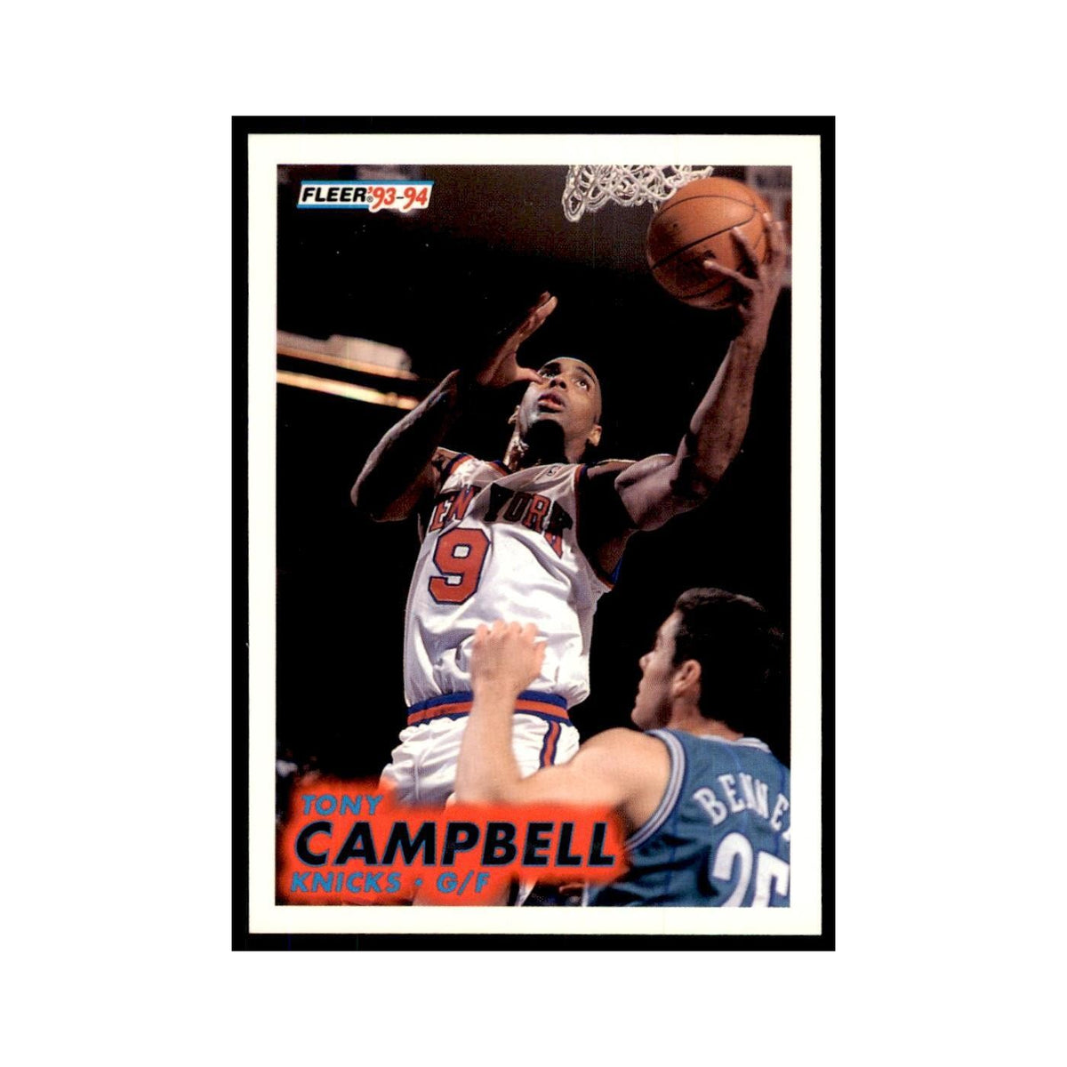 1993 Fleer: Tony Campbell Basketball Cards #139