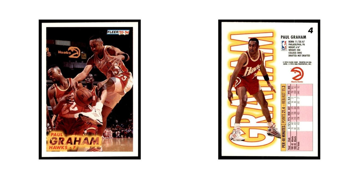 1993 Fleer: Paul Graham Basketball Cards #4
