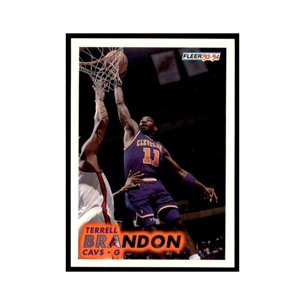 1993 Fleer: Terrell Brandon Basketball Cards #34