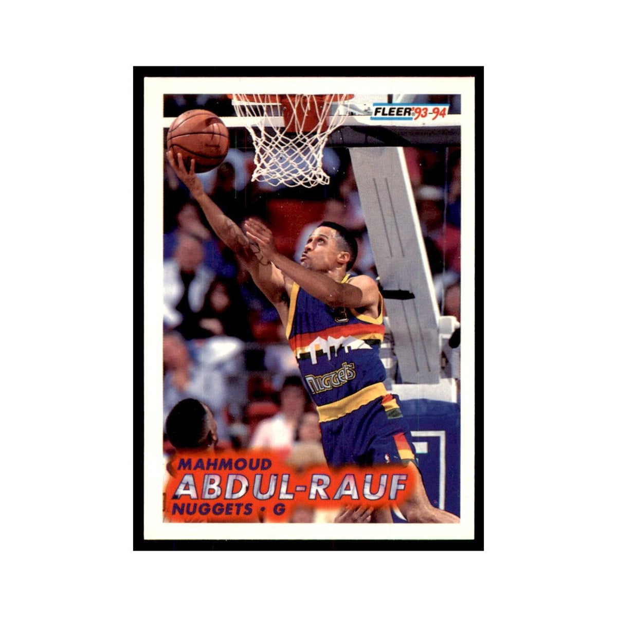 1993 Fleer: Mahmoud Abdul-Rauf Basketball Cards #50