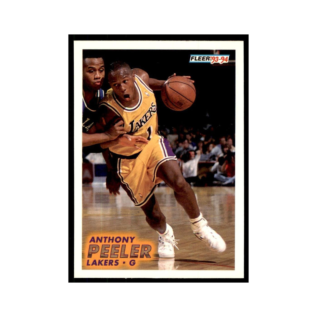 1993 Fleer: Anthony Peeler Basketball Cards #103