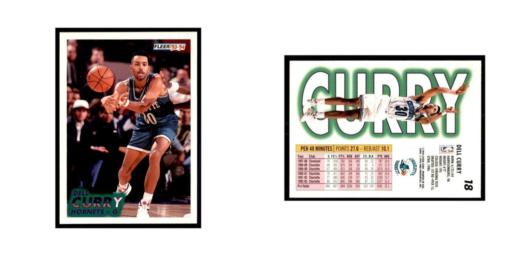 1993 Fleer: Dell Curry Basketball Cards #18