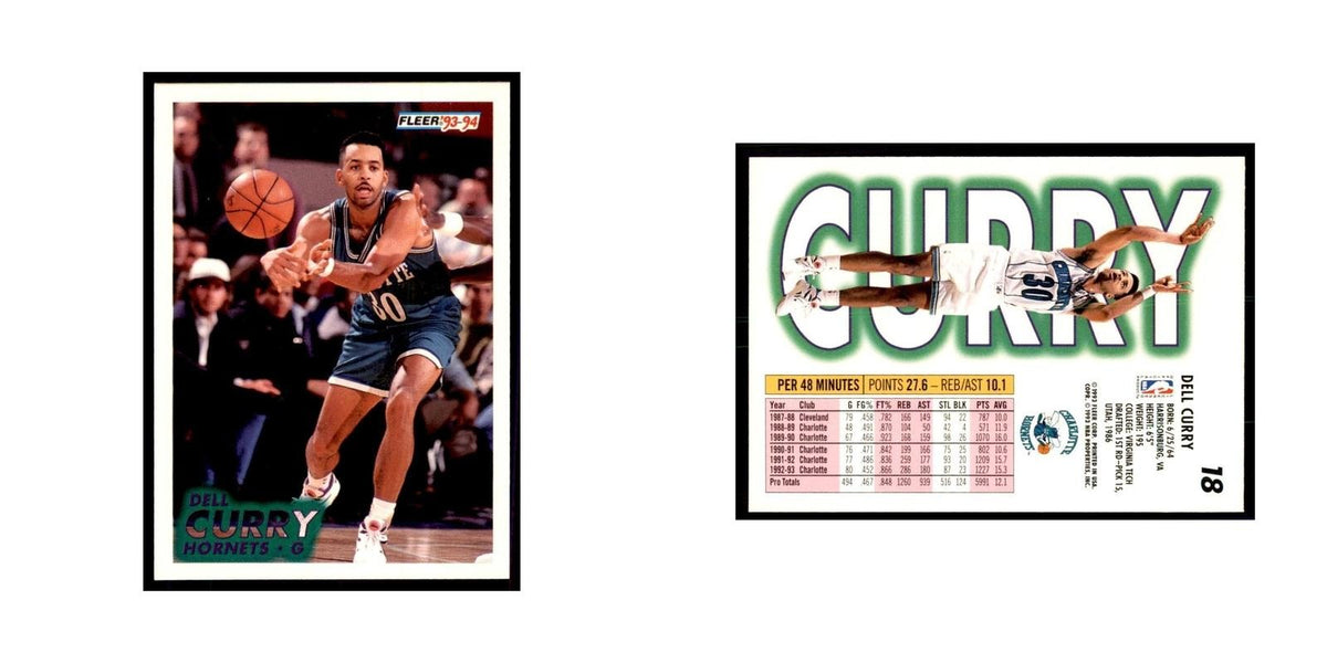 1993 Fleer: Dell Curry Basketball Cards #18