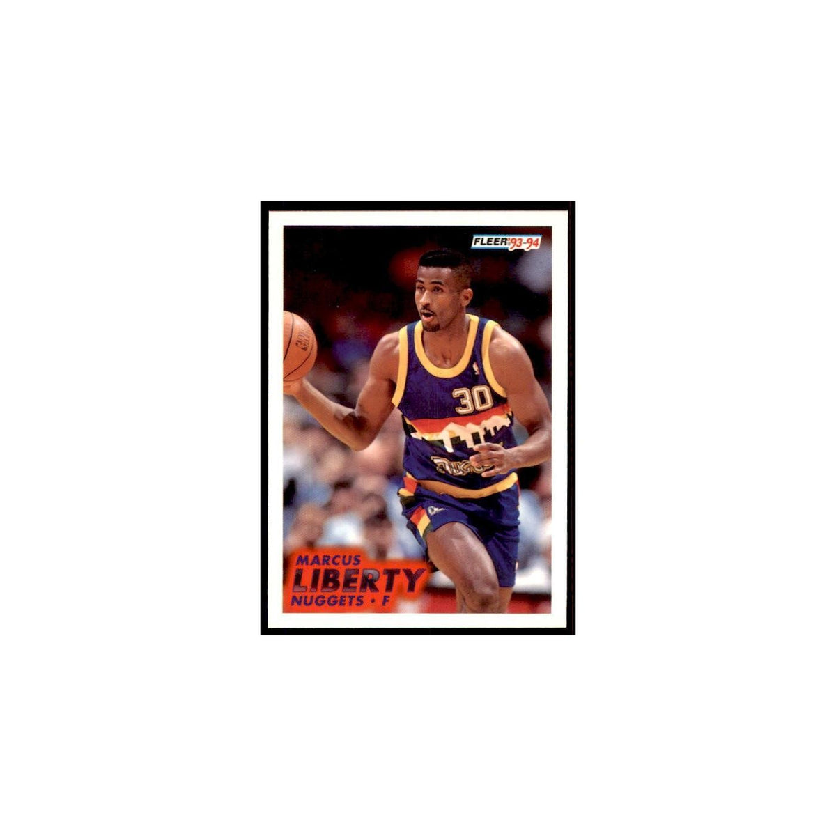 1993 Fleer: Marcus Liberty Basketball Cards #52