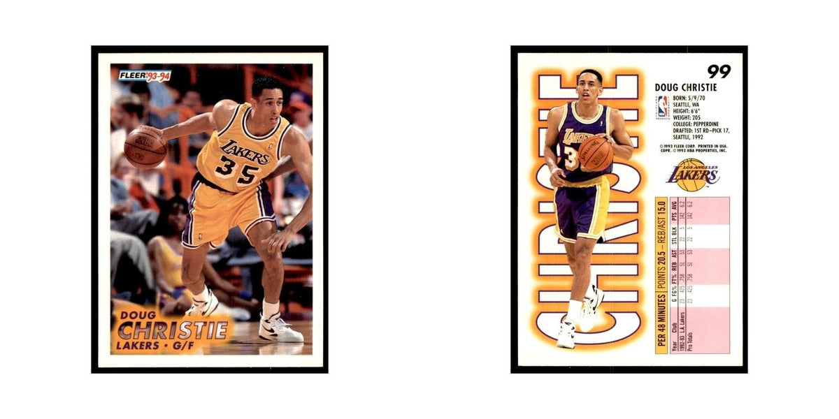 1993 Fleer: Doug Christie Basketball Cards #99