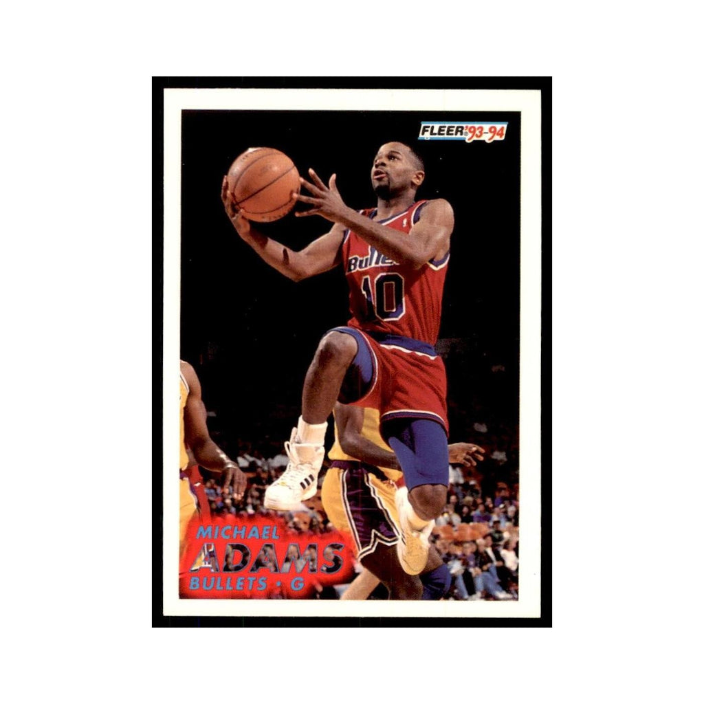 1993 Fleer: Michael Adams Basketball Cards #213
