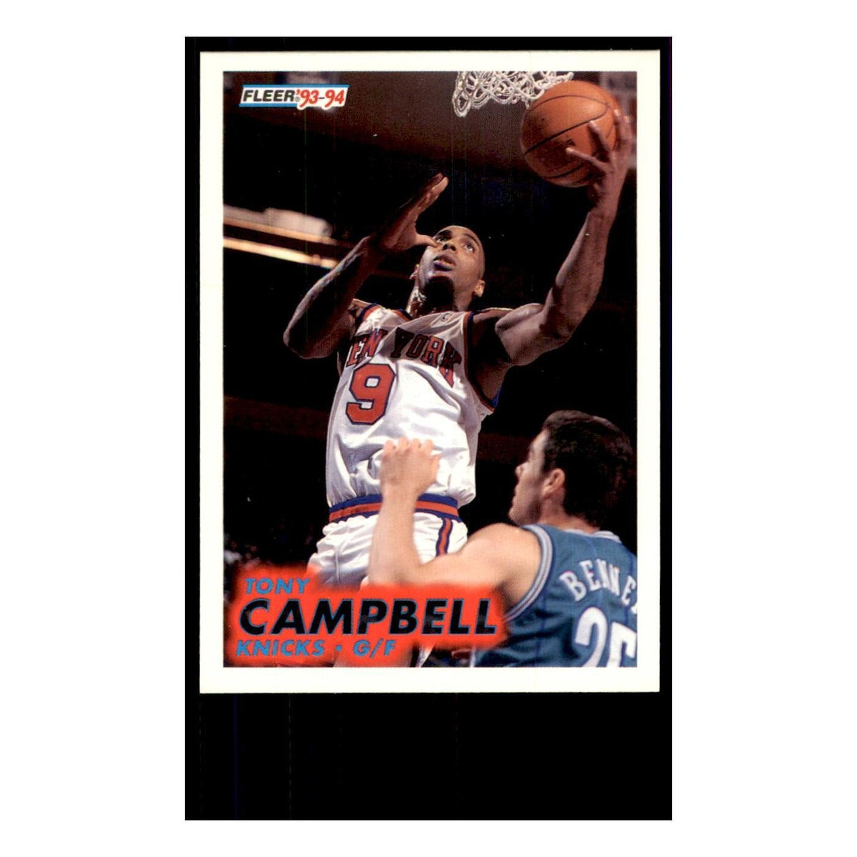1993 Fleer: Tony Campbell Basketball Cards #139