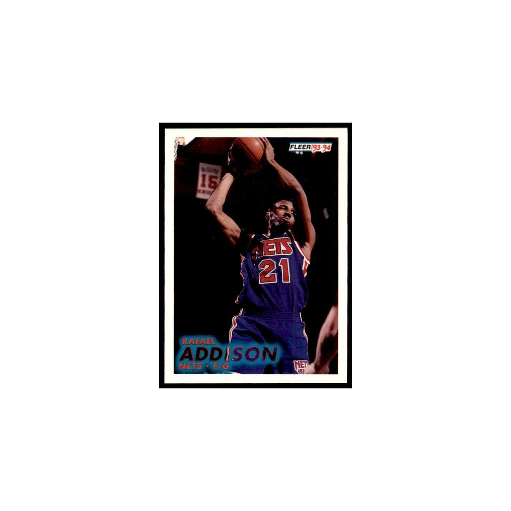 1993 Fleer: Rafael Addison Basketball Cards #129