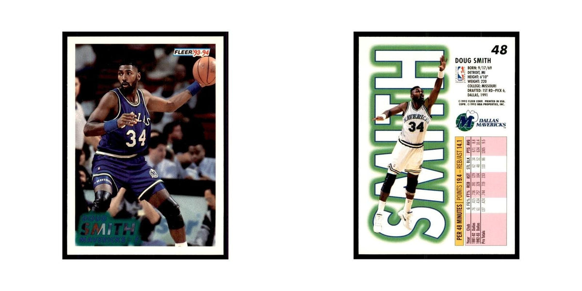 1993 Fleer: Doug Smith Basketball Cards #48