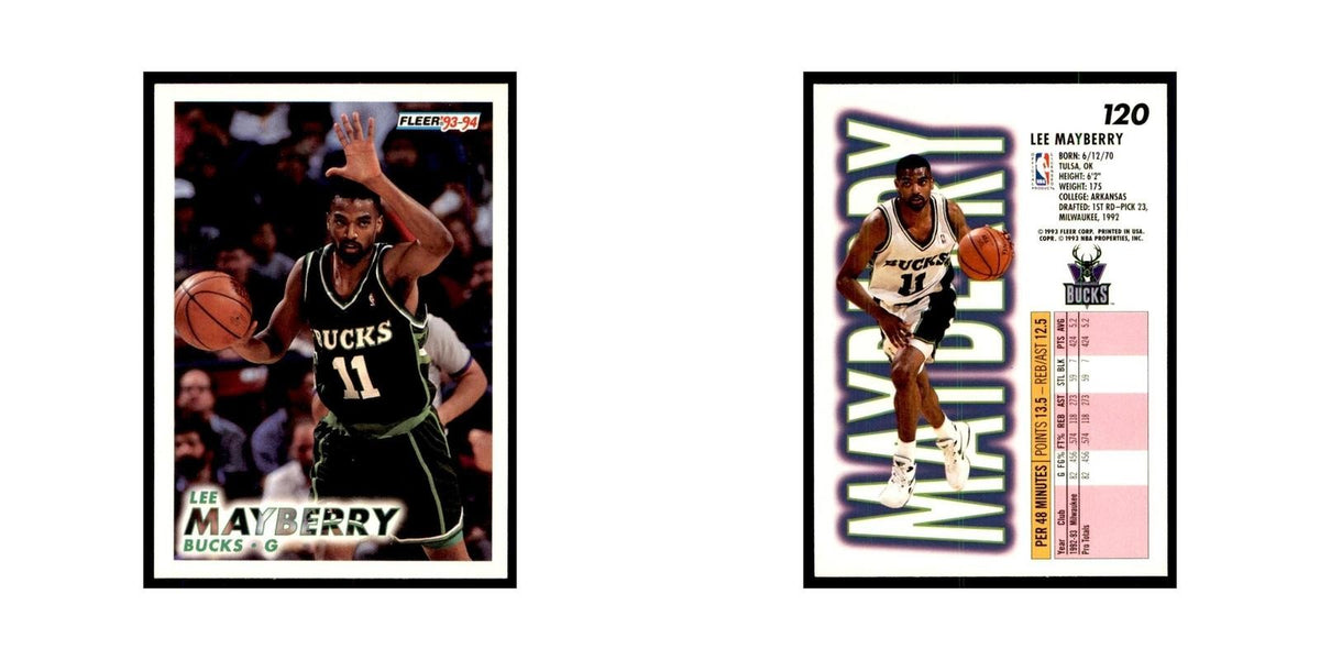 1993 Fleer: Lee Mayberry Basketball Cards #120