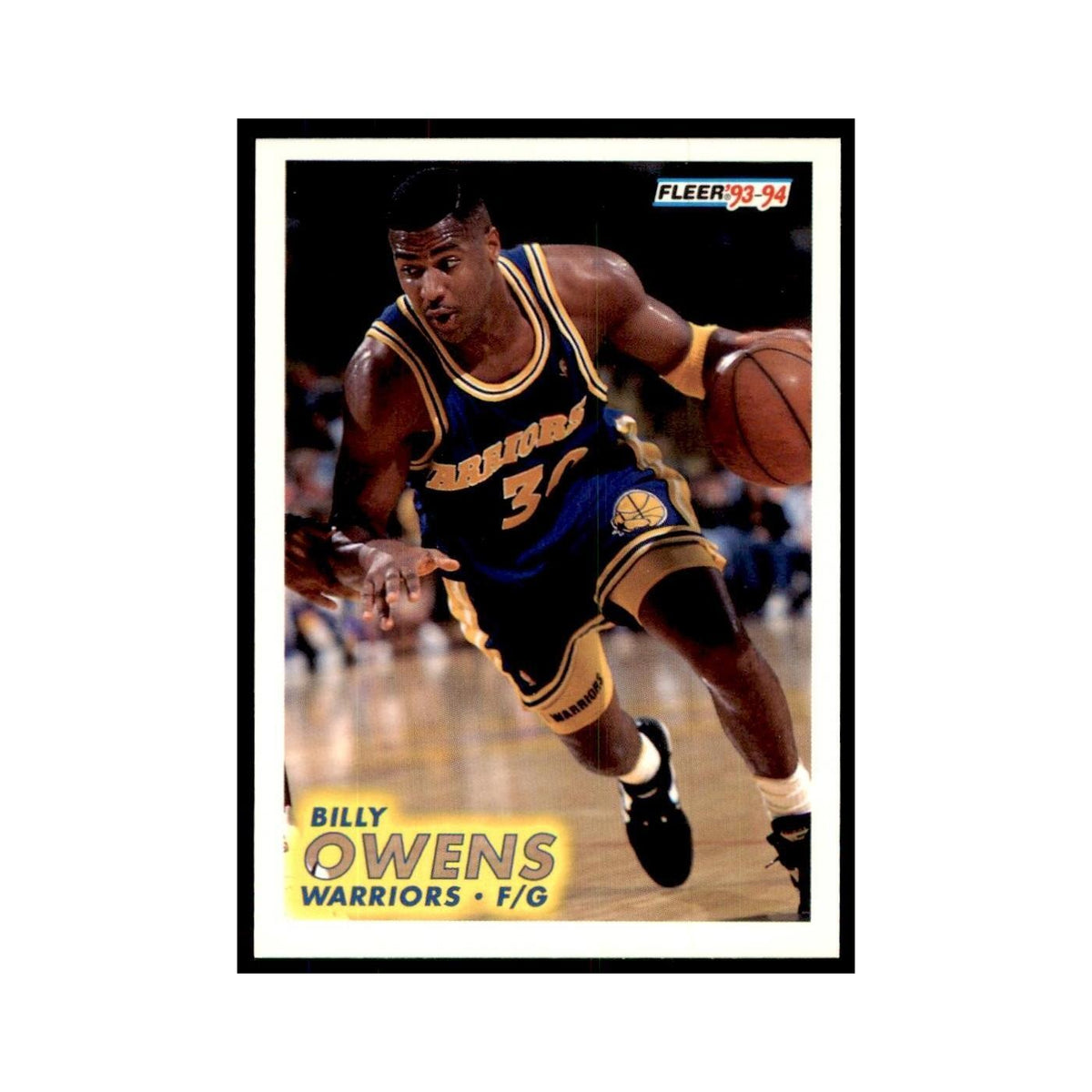 1993 Fleer: Billy Owens Basketball Cards #72