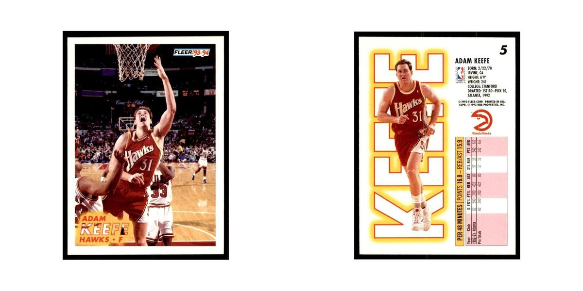 1993 Fleer: Adam Keefe Basketball Cards #5