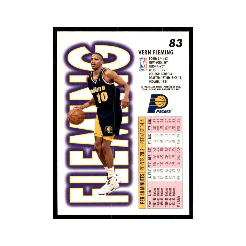 1993 Fleer: Vern Fleming Basketball Cards #83