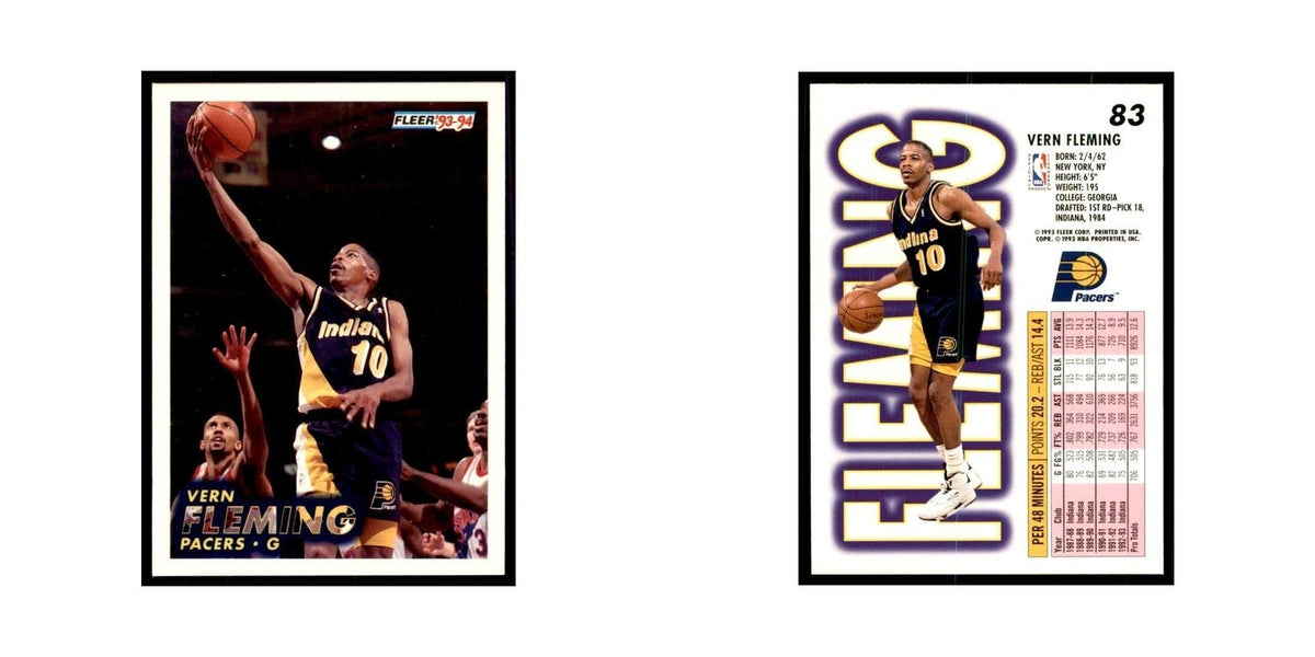 1993 Fleer: Vern Fleming Basketball Cards #83