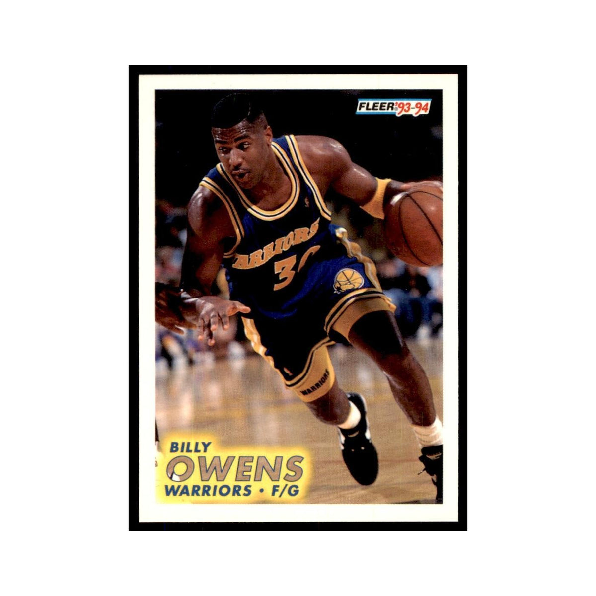 1993 Fleer: Billy Owens Basketball Cards #72