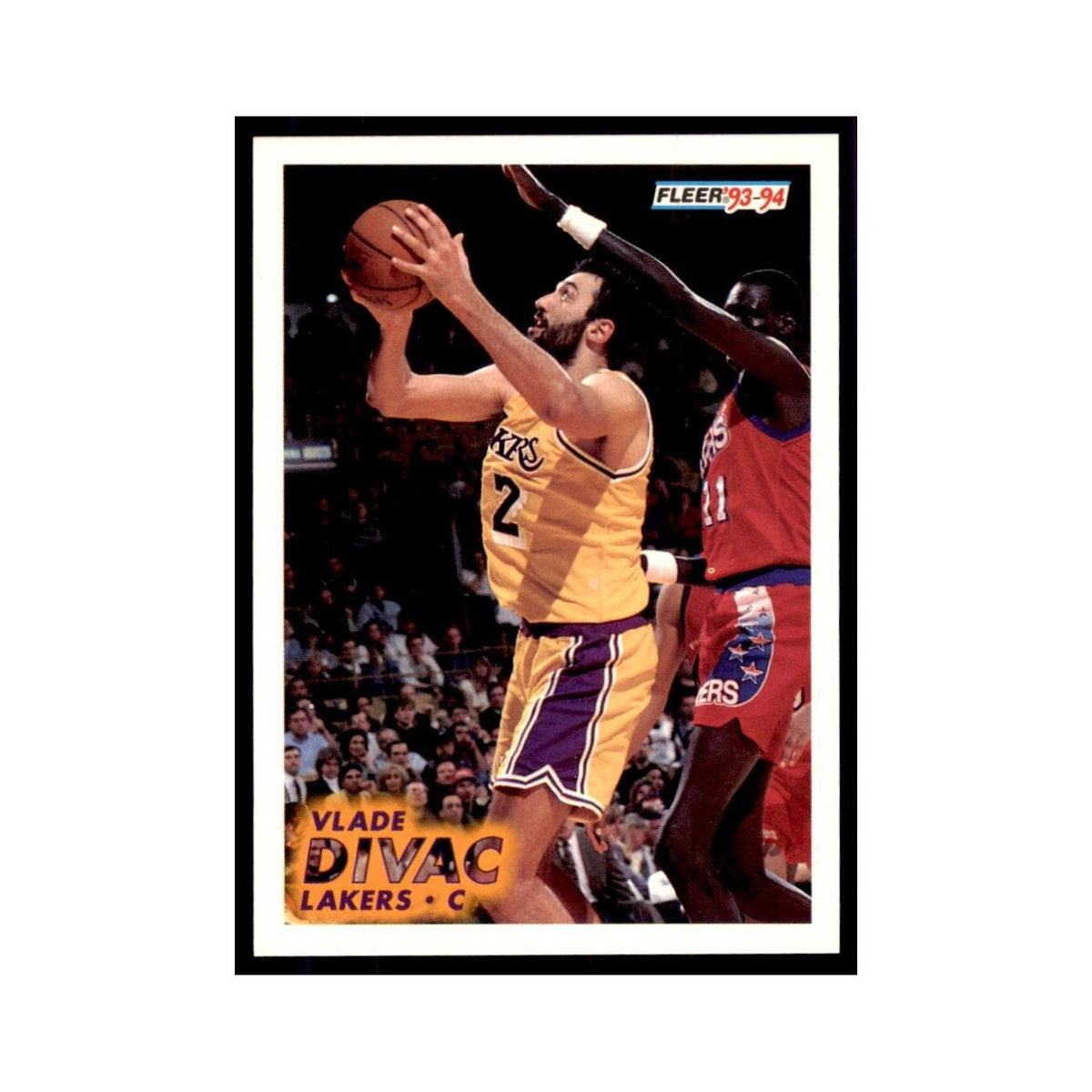 1993 Fleer: Vlade Divac Basketball Cards #101