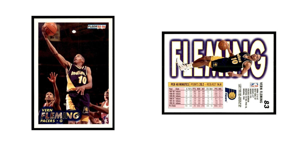 1993 Fleer: Vern Fleming Basketball Cards #83