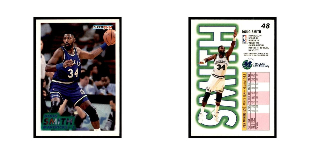 1993 Fleer: Doug Smith Basketball Cards #48