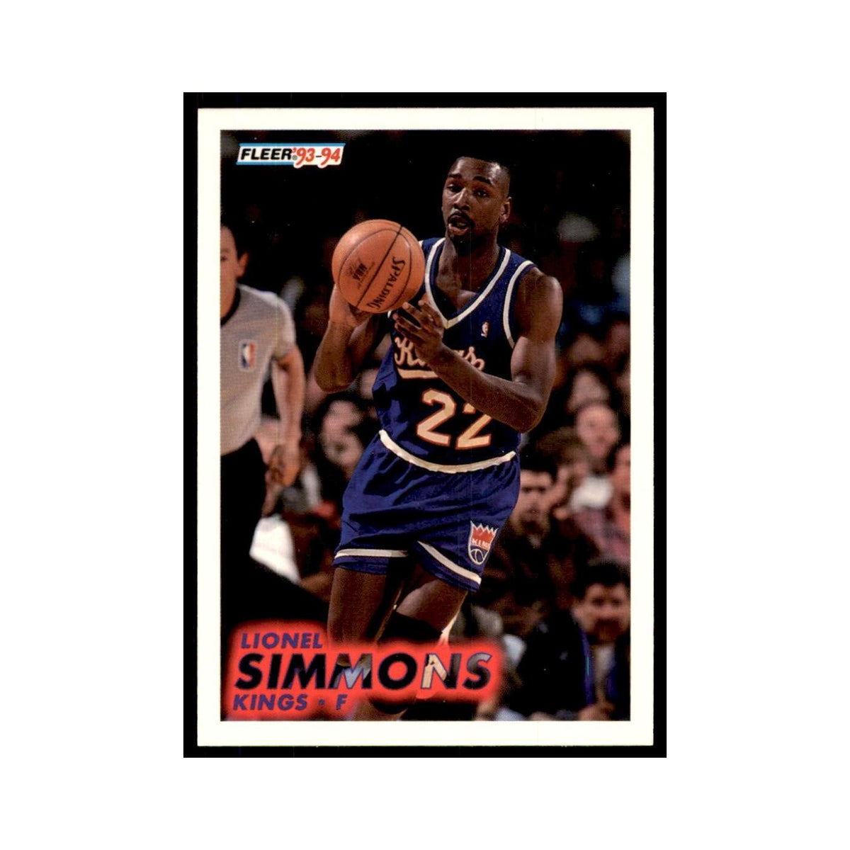 1993 Fleer: Lionel Simmons Basketball Cards #184