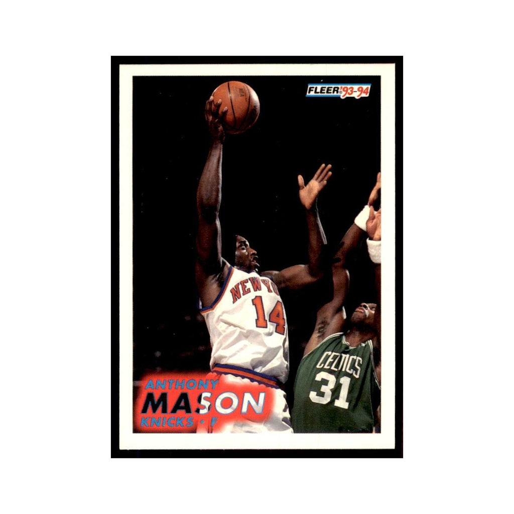1993 Fleer: Anthony Mason Basketball Cards #142