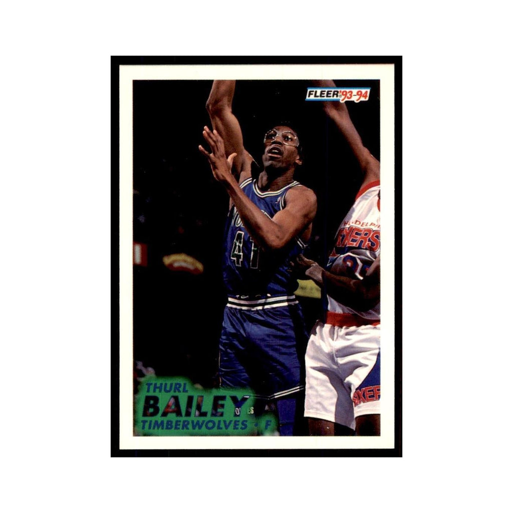 1993 Fleer: Thurl Bailey Basketball Cards #122