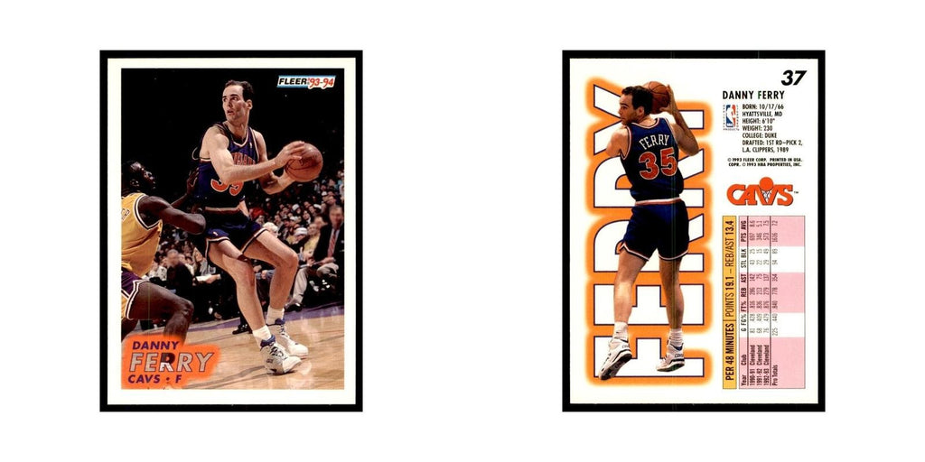 1993 Fleer: Danny Ferry Basketball Cards #37