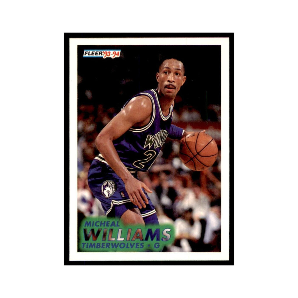 1993 Fleer: Micheal Williams Basketball Cards #128