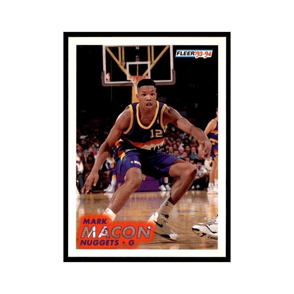 1993 Fleer: Mark Macon Basketball Cards #53