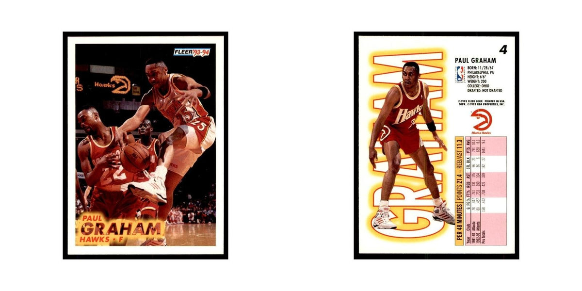 1993 Fleer: Paul Graham Basketball Cards #4