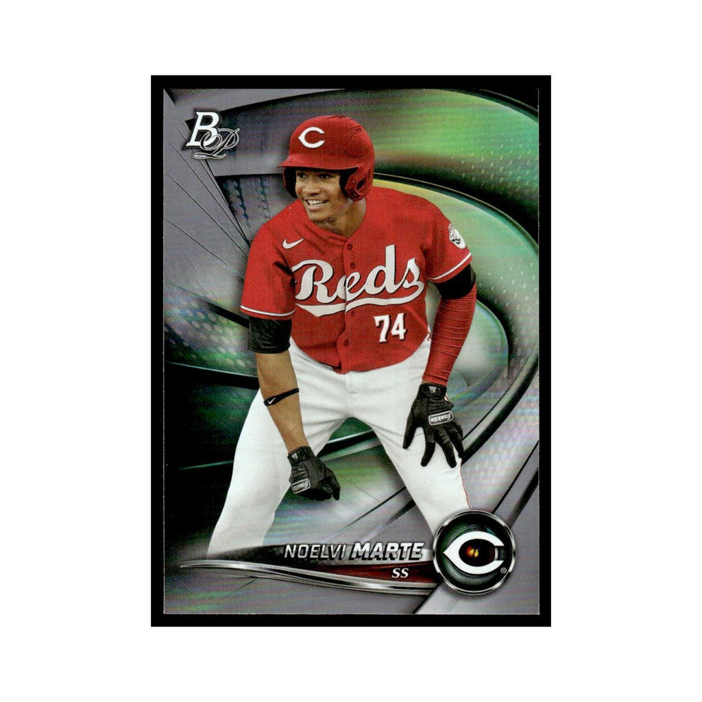 Noelvi Marte 2022 Bowman Platinum #TOP-56 Cincinnati Reds Baseball Card NM