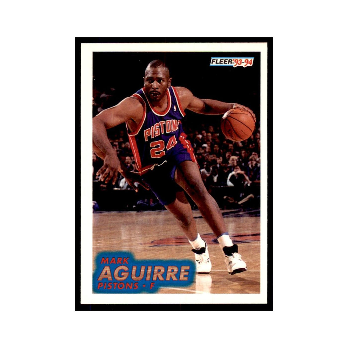 1993 Fleer Mark Aguirre Basketball Cards #58