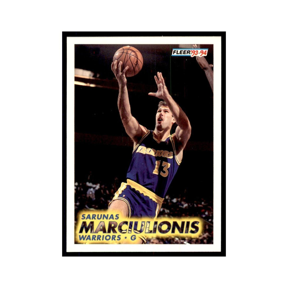 1993 Fleer Sarunas Marciulionis Basketball Cards #70