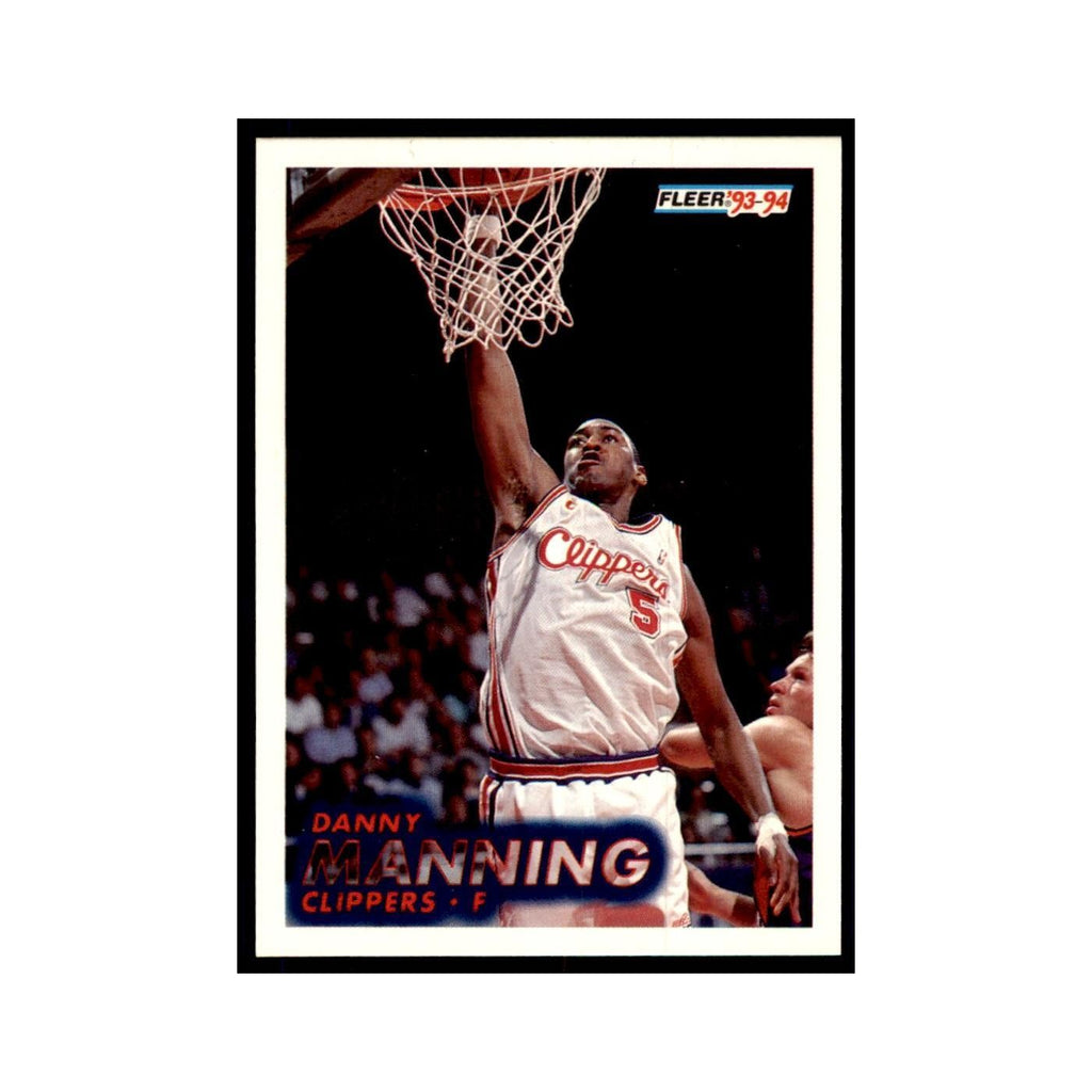 1993 Fleer Danny Manning Basketball Cards #93
