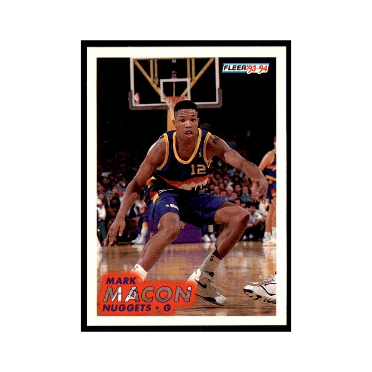 1993 Fleer Mark Macon Basketball Cards #53
