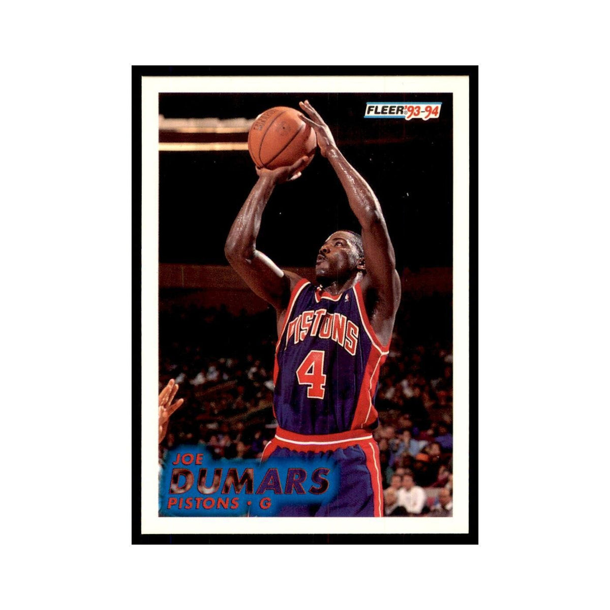 1993 Fleer Joe Dumars Basketball Cards #59