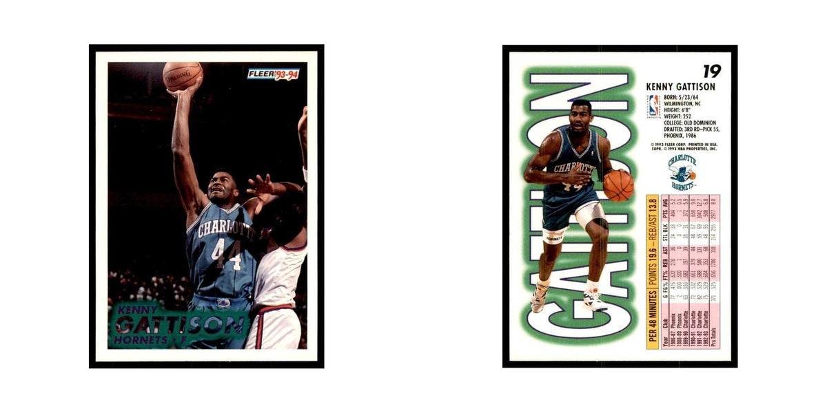 1993 Fleer Kenny Gattison Basketball Cards #19