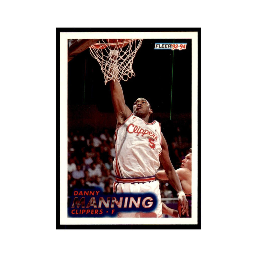 1993 Fleer Danny Manning Basketball Cards #93