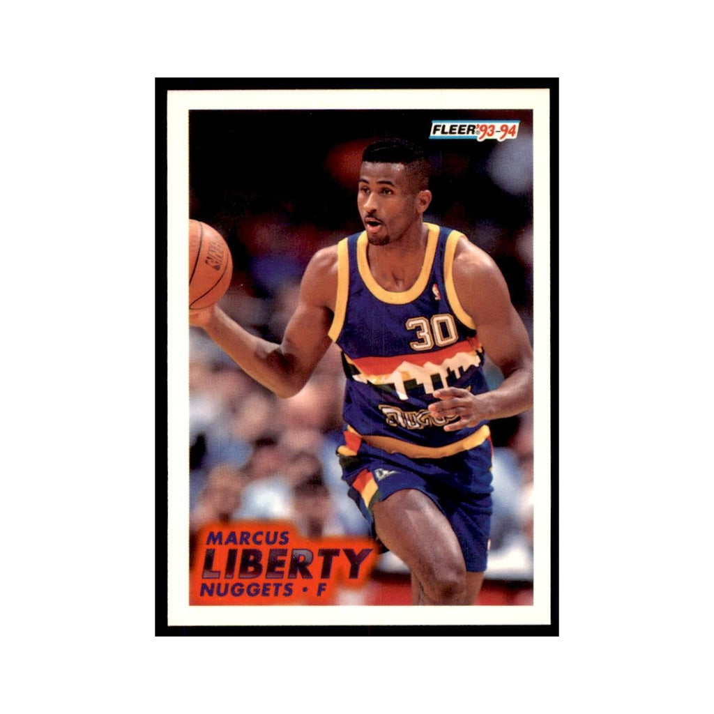 1993 Fleer Marcus Liberty Basketball Cards #52