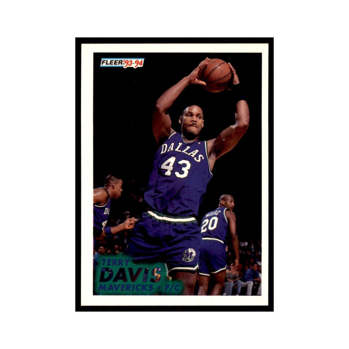 1993 Fleer Terry Davis Basketball Cards #43
